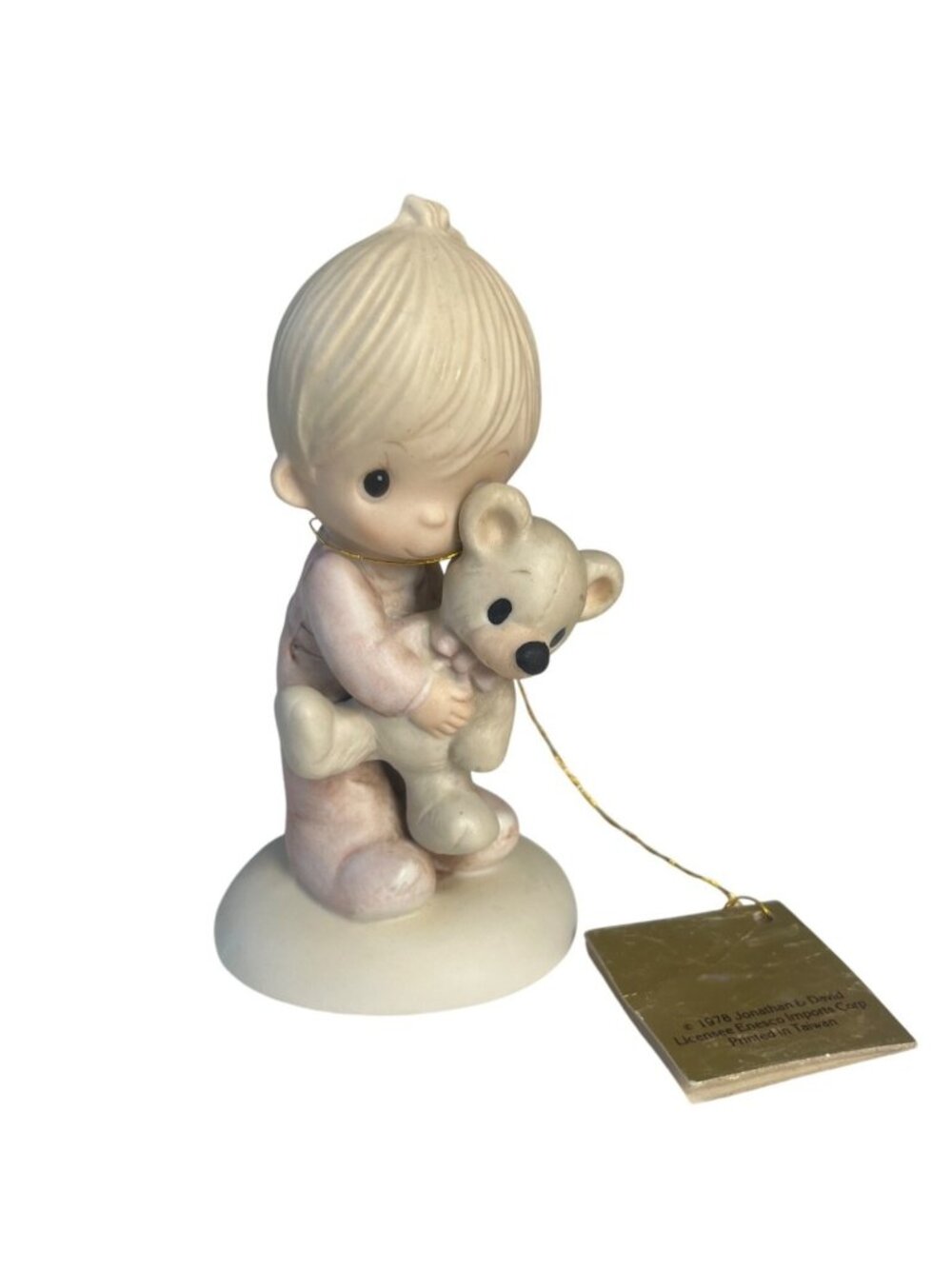 Precious Moments 1978 Jesus Loves Me Figurineโ By Jonathan & David
